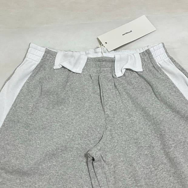 [S]기마구아스 Emmanuelle 스웨트팬츠/그레이 화이트