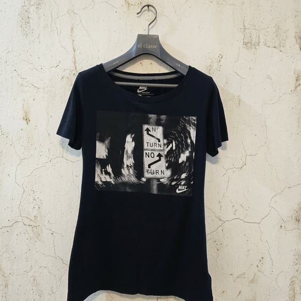 나이키 프린팅 반팔 티셔츠 L