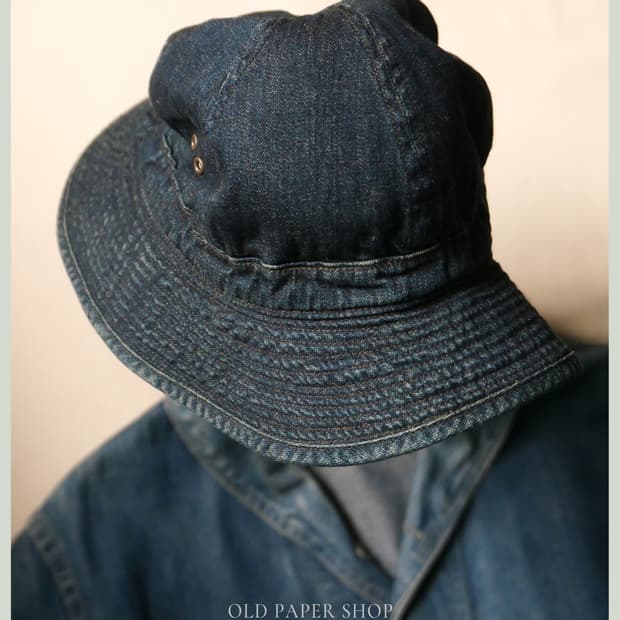 Double RL Indigo Denim Daisy Mae Hat