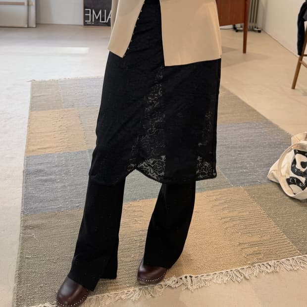 Birrot ROSE LACE SKIRT