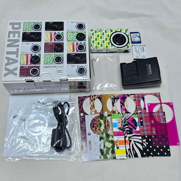 펜탁스옵티오RS1000/아이브레이카메라/한국어지원/스킨13종