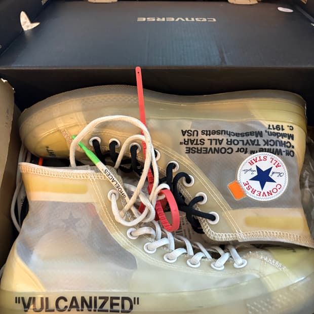 컨버스 x 오프화이트 척 70 하이 더 텐 280