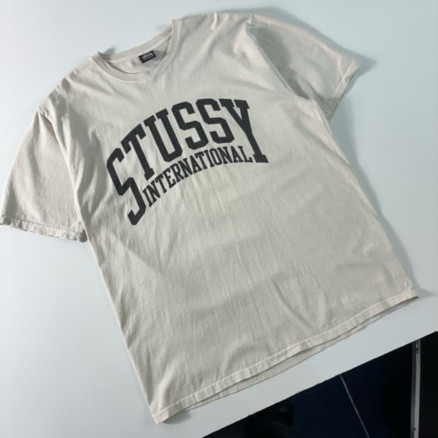 Stussy  스투시 인터내셔널 피그먼트 다이드 스펠아웃 반팔