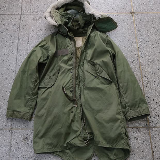 80s 밀리터리 m65 파카 xs 
