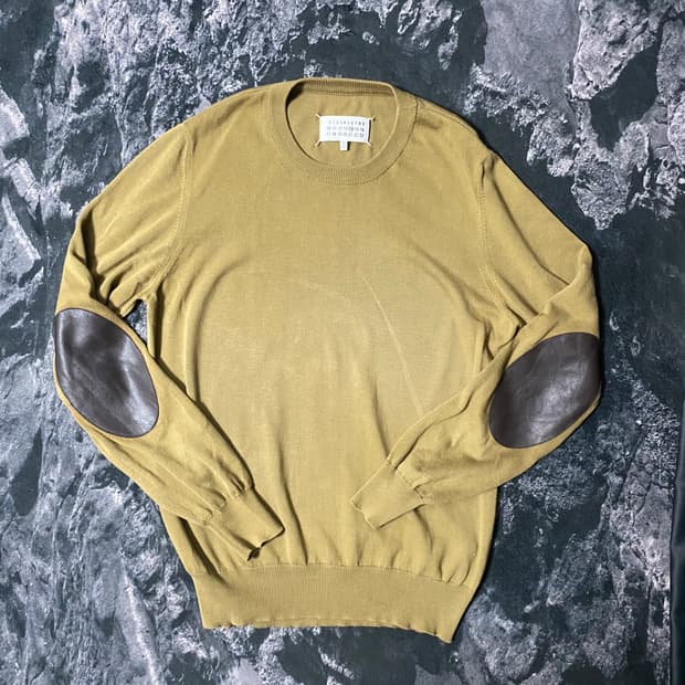 마르지엘라 엘보우 패치 니트m