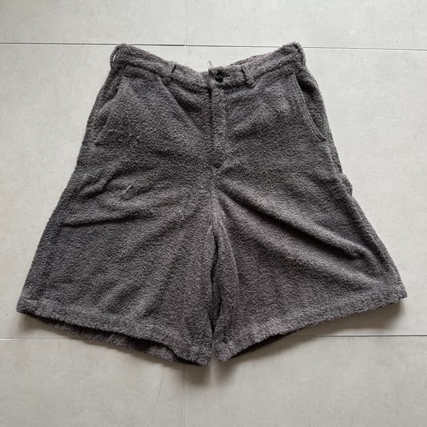 꼼데가르송 옴므 플러스 테리 코튼 쇼츠 S