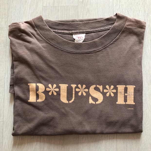 90s OG 싱글스티치 빈티지 BUSH 반팔티