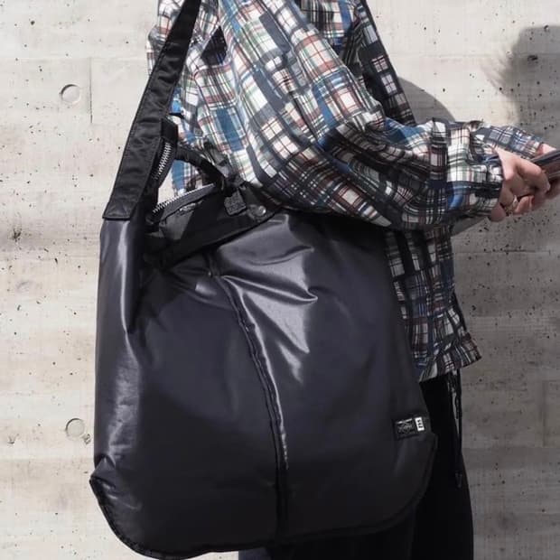 요시다 포터 X 빔즈 SSZ 리버시블 탱커 헬멧백 블랙