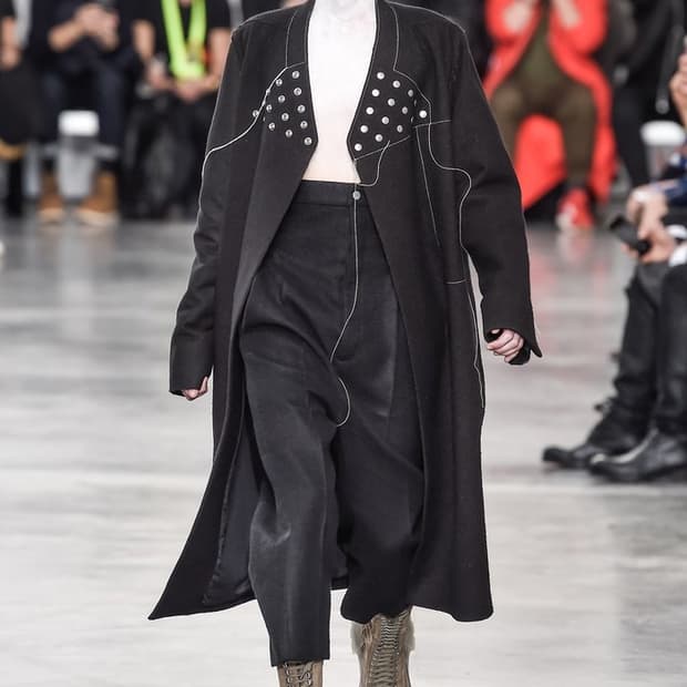 릭오웬스 / SISYPHUS 기모노 코트 / 48