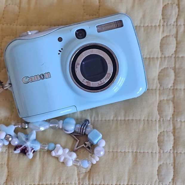Canon powershot E1 블루 색상 판매합니다!! (작례 첨부)