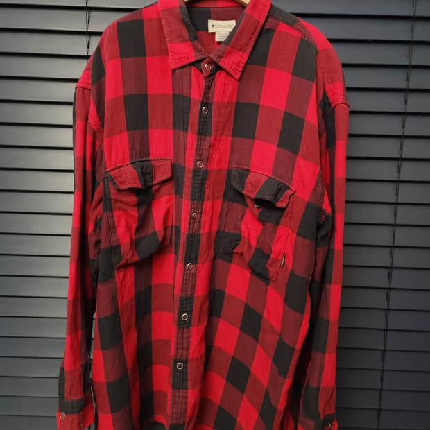 컨버스 체크 남방 2XL