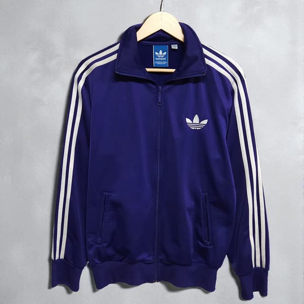 100)adidas 아디다스 파이어버드 트랙탑 져지 자켓 퍼플