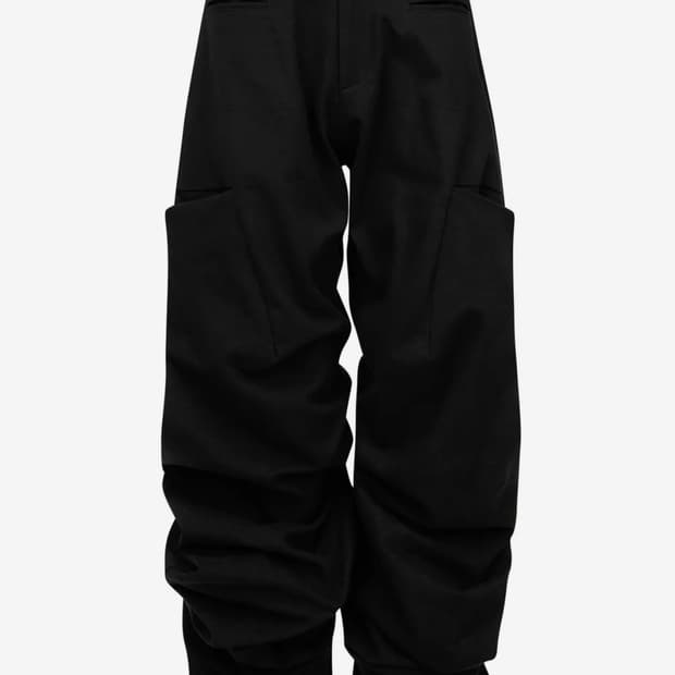 나체 PINTUCK WIDE PANTS