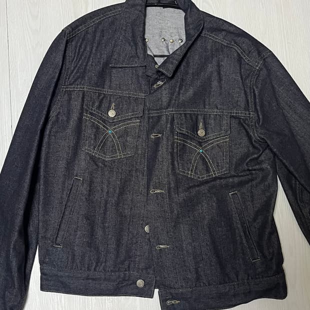 아캄 웨스턴 스터드 데님자켓 2사이즈