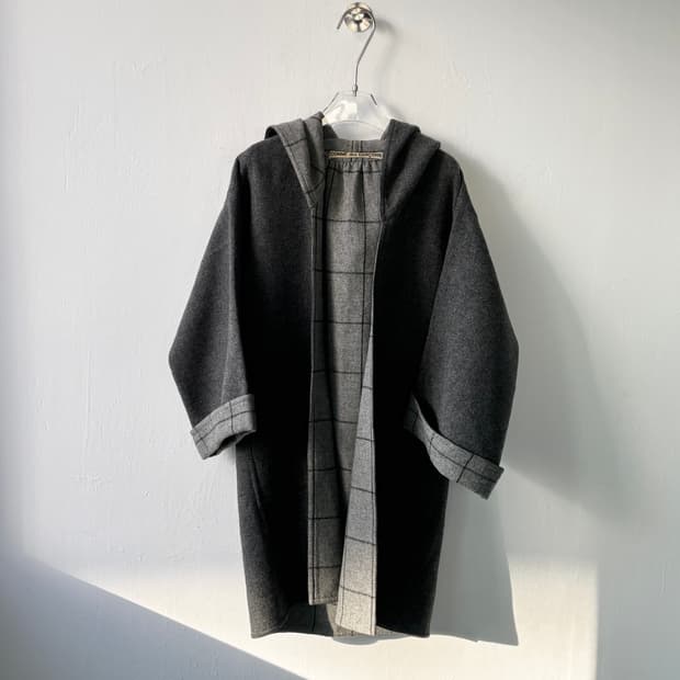 꼼데가르송 80‘s 후드 코트