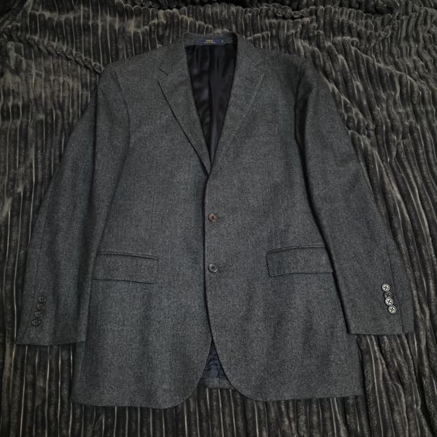 폴로 신형 헤링본자켓 차콜그레이 42R