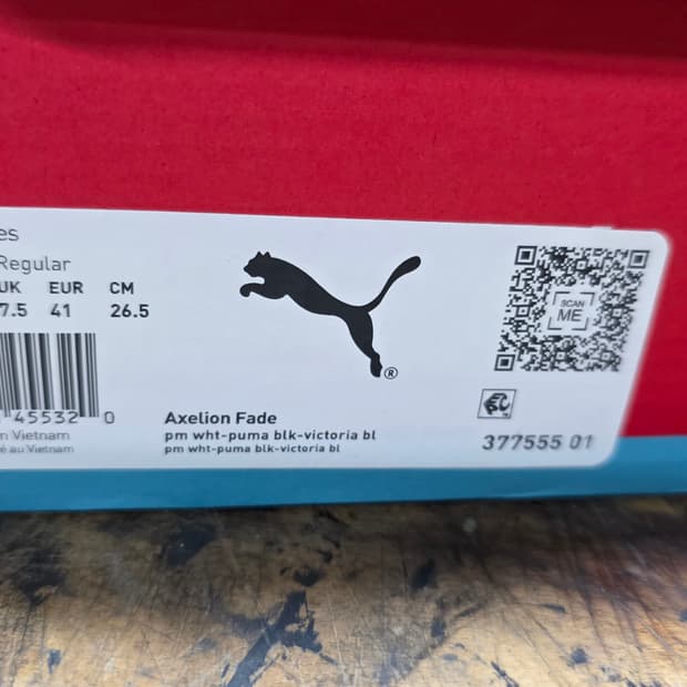 푸마 악셀리온 페이드 런닝화 265mm