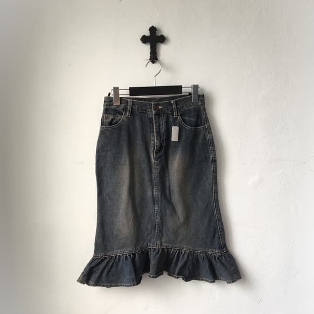 Frill point washing skirt