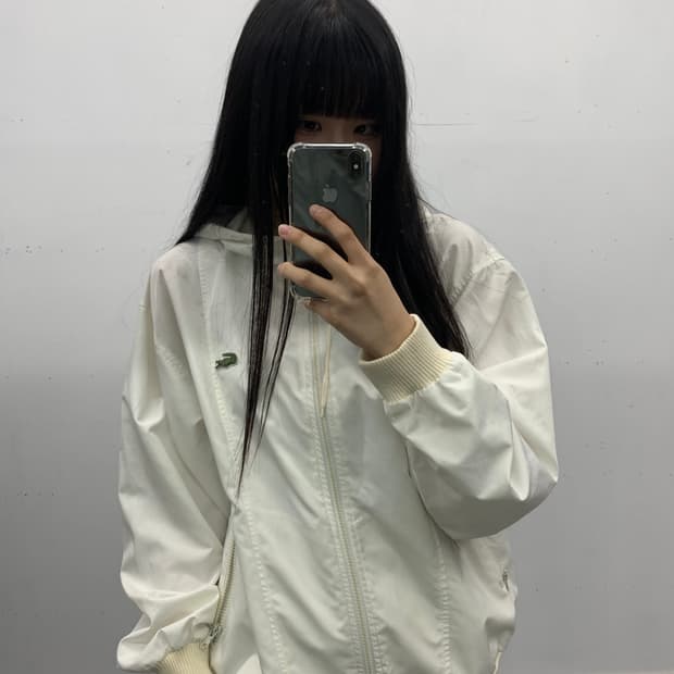 라코스테 90s 후드 윈드브레이커