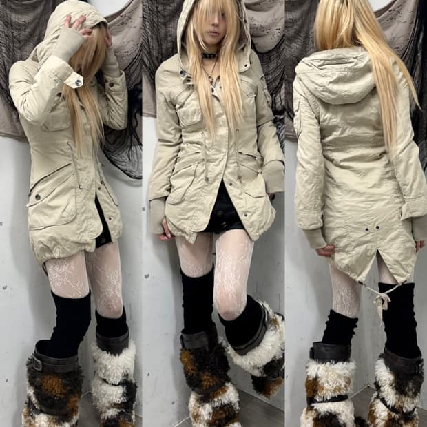 2000s Design Hand Warmer Multi Zip&Pocke