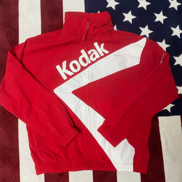 코닥 케이 스탠넥 바람막이 자켓