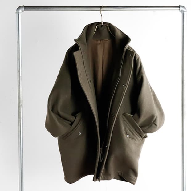 캡틴선샤인 숏밀코트 로덴 그린 42