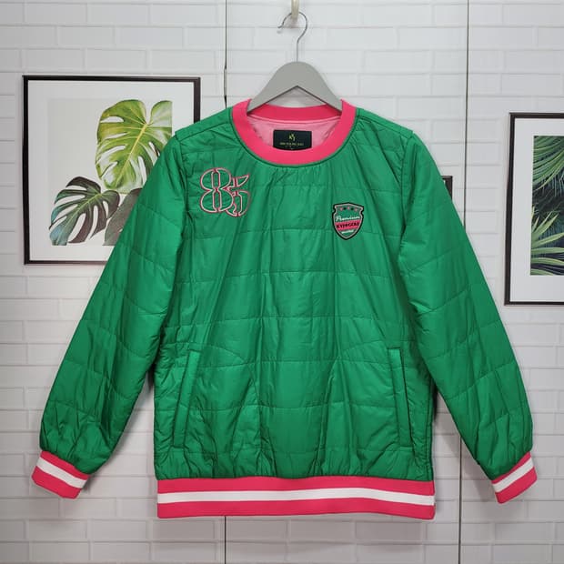 김영주 골프 방풍 패딩 긴팔 티셔츠 골프웨어 100사이즈 새상품급