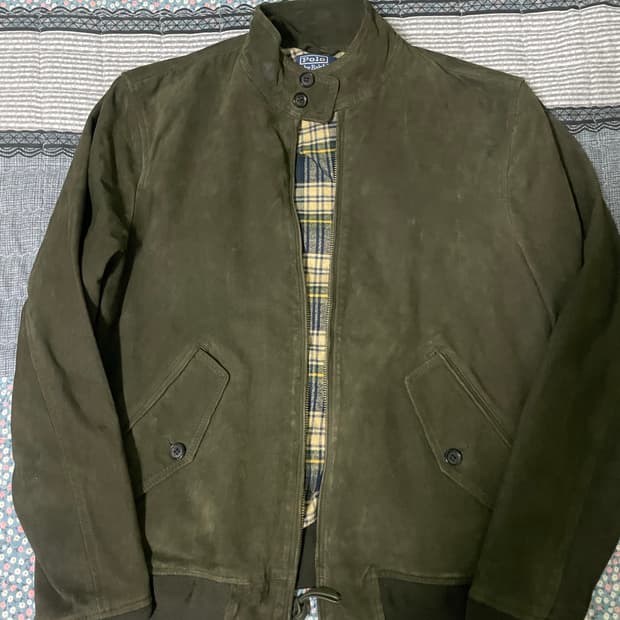 폴로 랄프로렌 스웨이드 바라쿠타 M