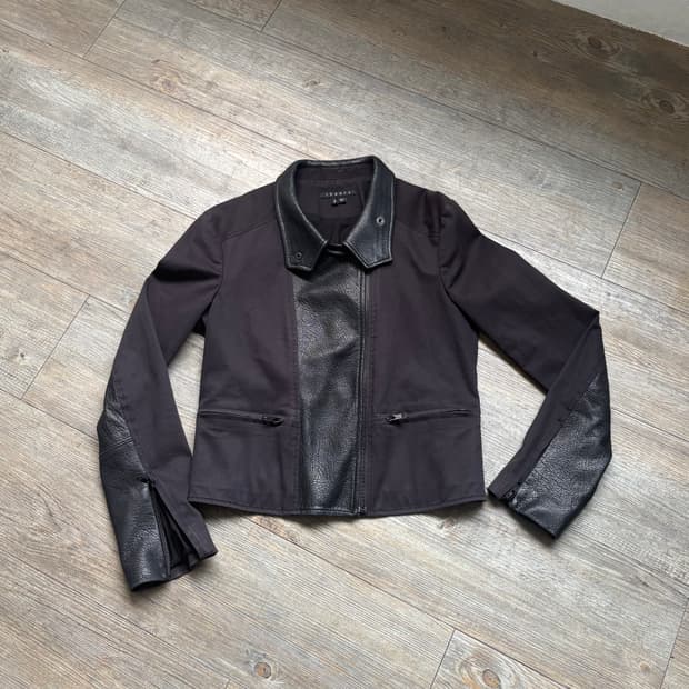 Theory 띠어리 레더 재킷