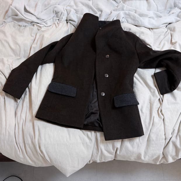 JB리파인 하이넥 모 자켓 새제품 (정가78만원,택잇음, 착샷o)