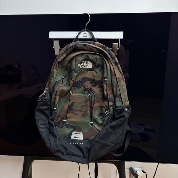 노스페이스 jester 카모 빈티지 백팩