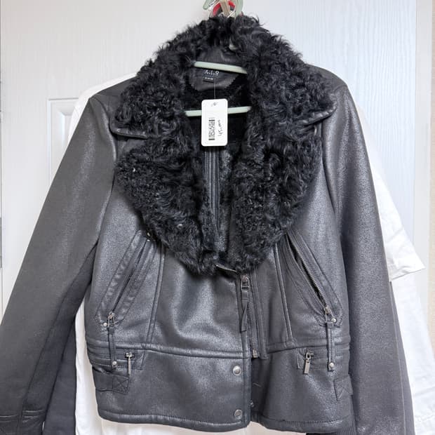 송지오 가죽자켓