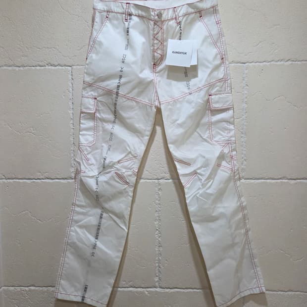 강혁 레디메이드 에어백 팬츠 L사이즈 새상품