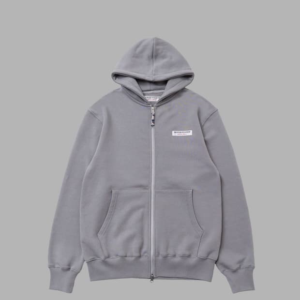 더뮤지엄비지터 후드집업 블루그레이 s