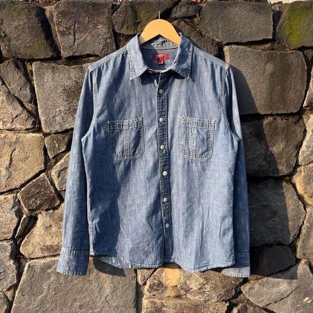 ARIZONA Jean Co. 샴브레이 데님 셔츠