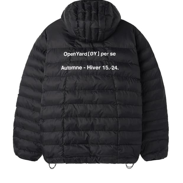 오와이 OY 경량패딩 블랙 L