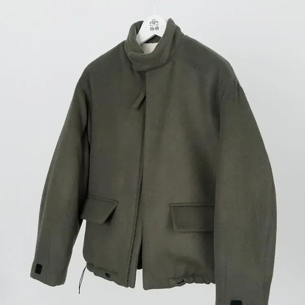 폴리태루 울 푸퍼 스모키 그린 3사이즈