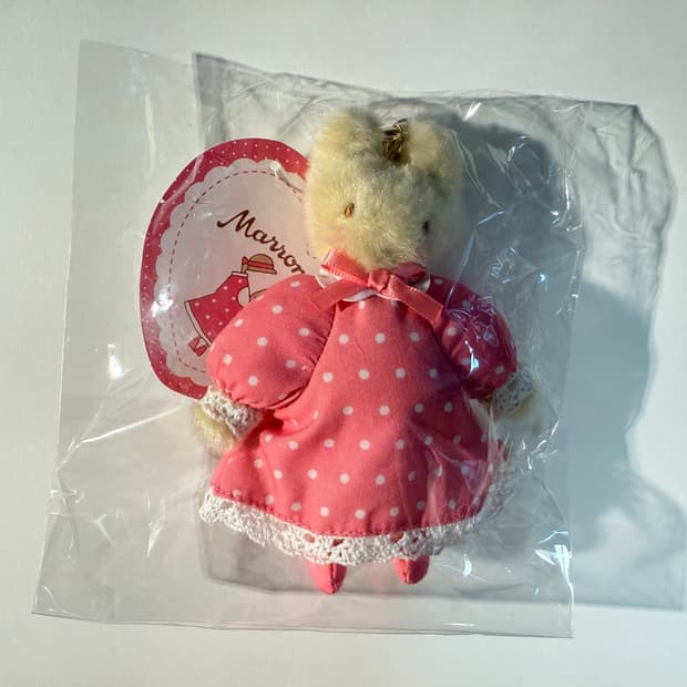 새상품) 산리오 마론크림 인형 백참 키링