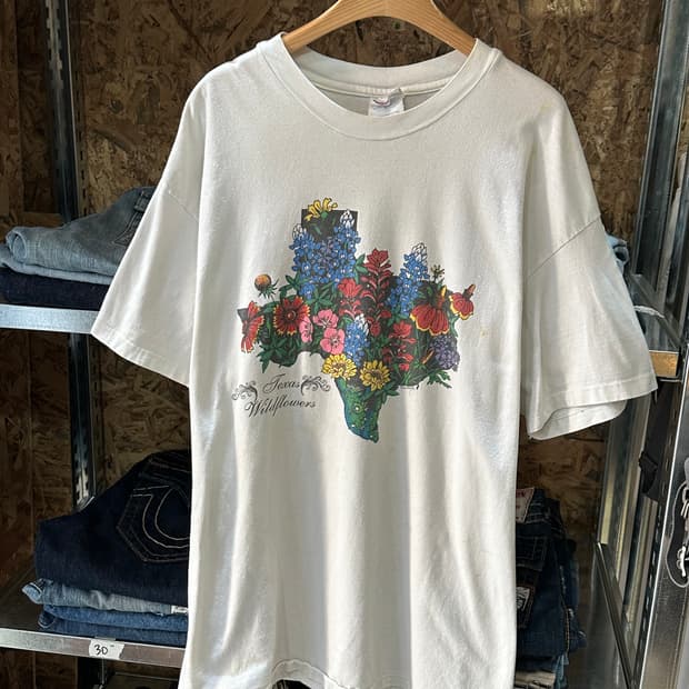 90s USA Hanes Texas WildFlower T-shirt