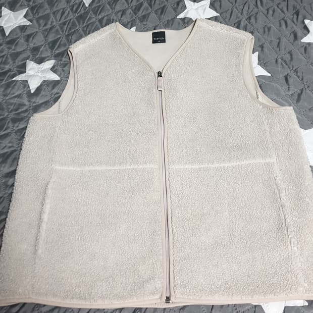 탑텐 윈드블록 뽀글이 베스트 아이보리 (XXL)