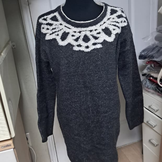 라인 니트 FREE(66~77추천)