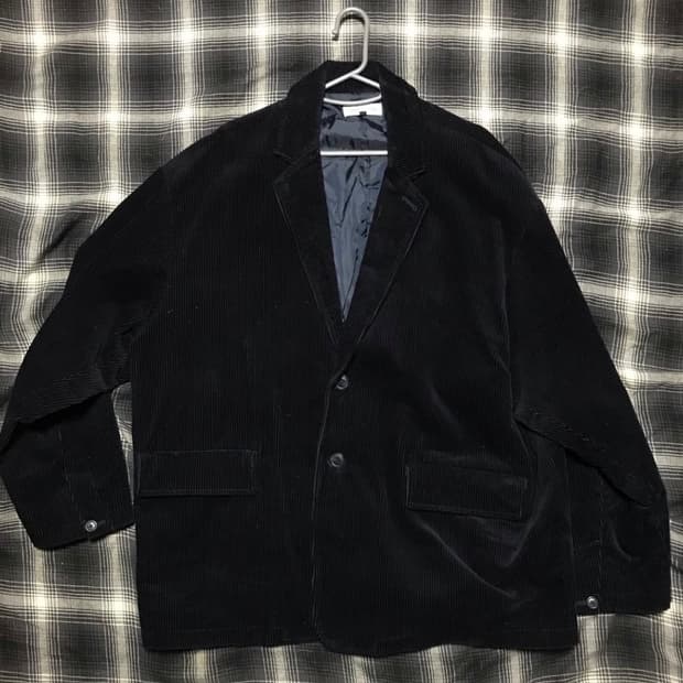 프릭스 스토어 재팬 세무 네이비 오버핏 테일러드 자켓