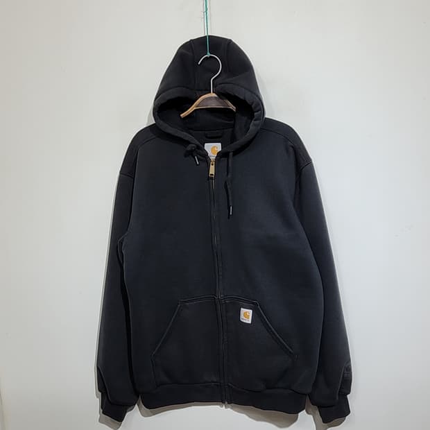 (L) 칼하트 써멀 후드집업 블랙 아메카지 캐주얼 