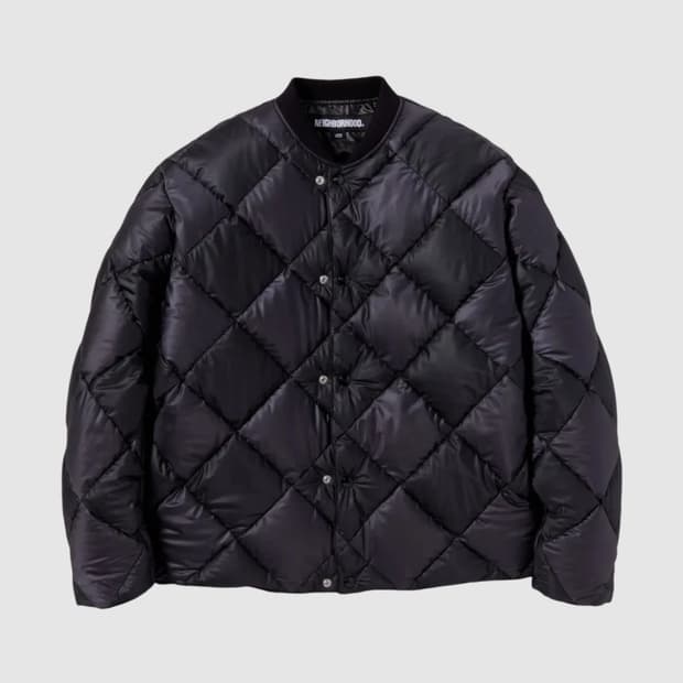 네이버후드 체커패딩 23fw