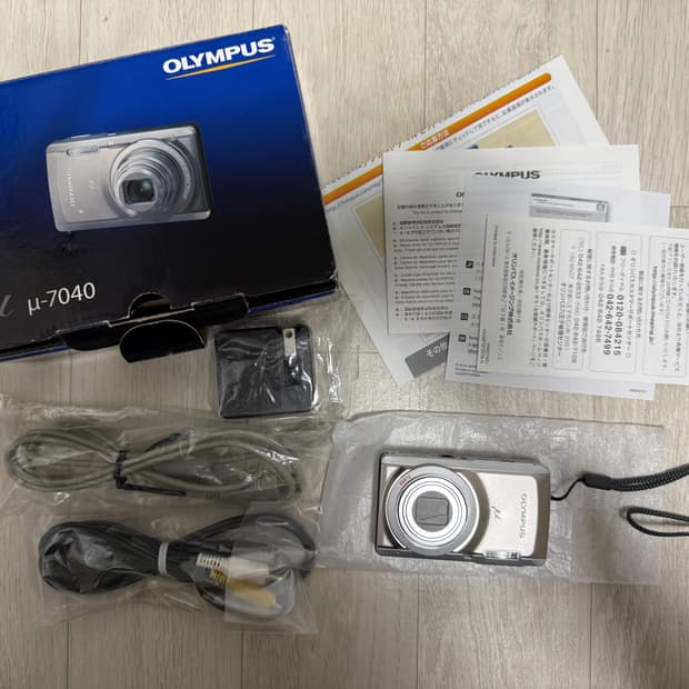 [풀박스] 올림푸스 뮤 7040 실버 디카