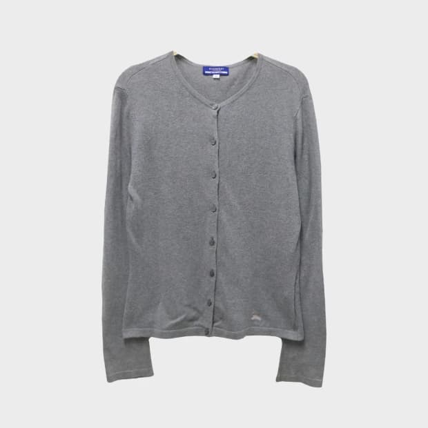 버버리 블루라벨 면 가디건 63437