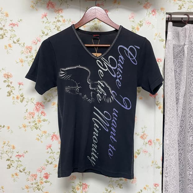 Y2K 레터링 반팔티