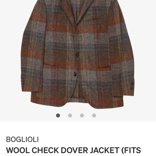 [97] 볼리올리 멀티체크 울자켓