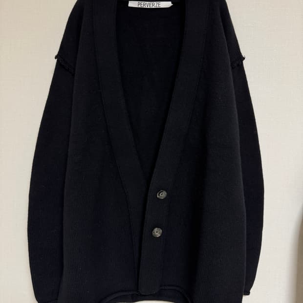 퍼버즈 Regular Wool Cardigan Large