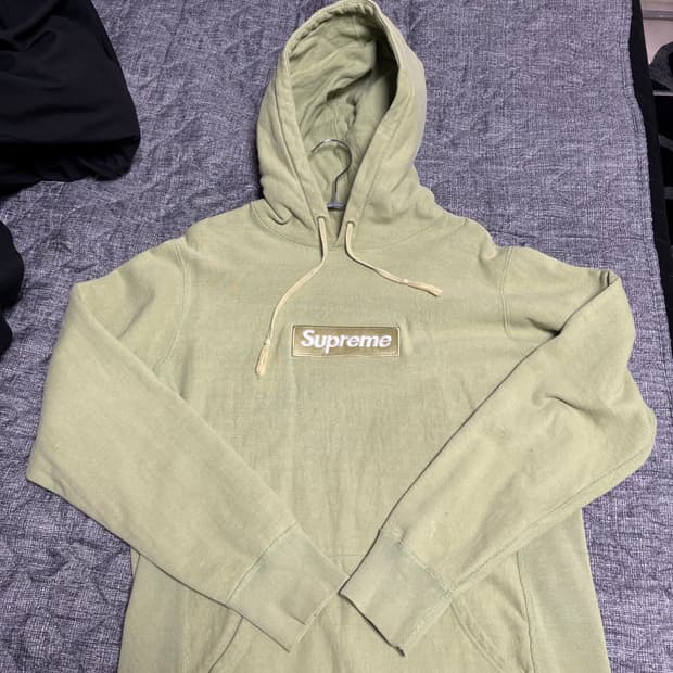 슈프림 박스로고 후드